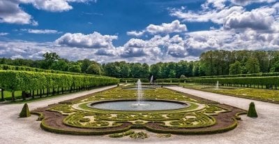 Fountain in a Garden