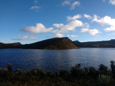 Clouds over a Lake