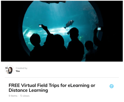 Free virtual field trips