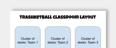 Trashketball game template